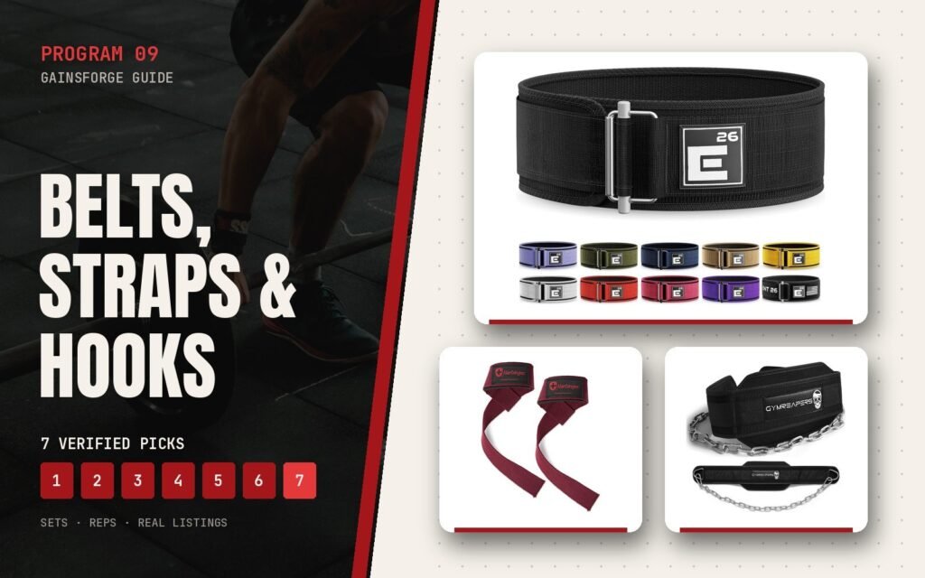 Lifting Belts, Straps & Hooks guide cover with featured products